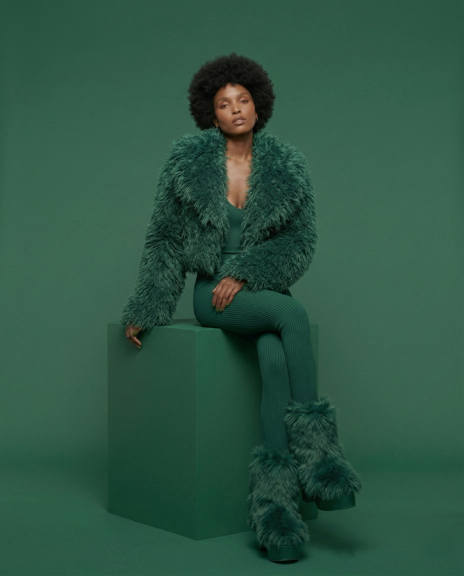 Faux Fur Coat